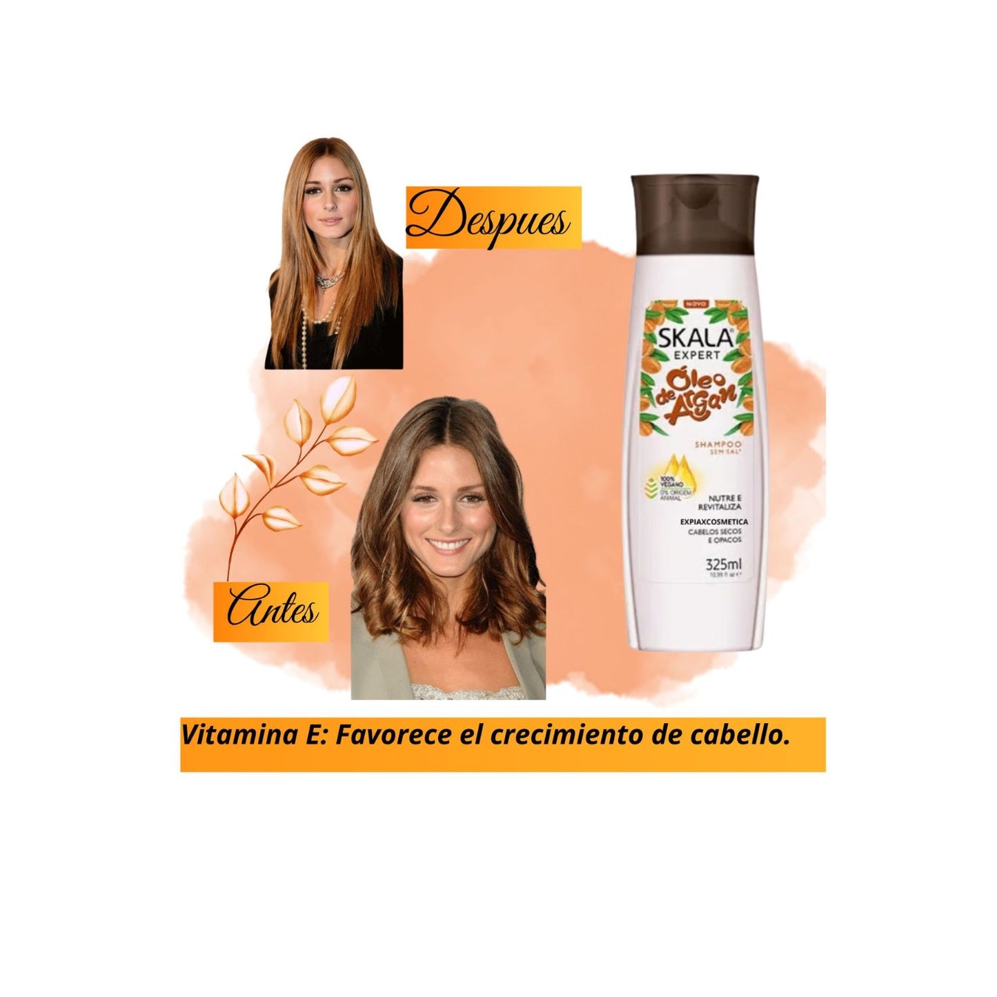 Shampoo Oleo De Argán Skala 325ml Repara Nutre Brillo