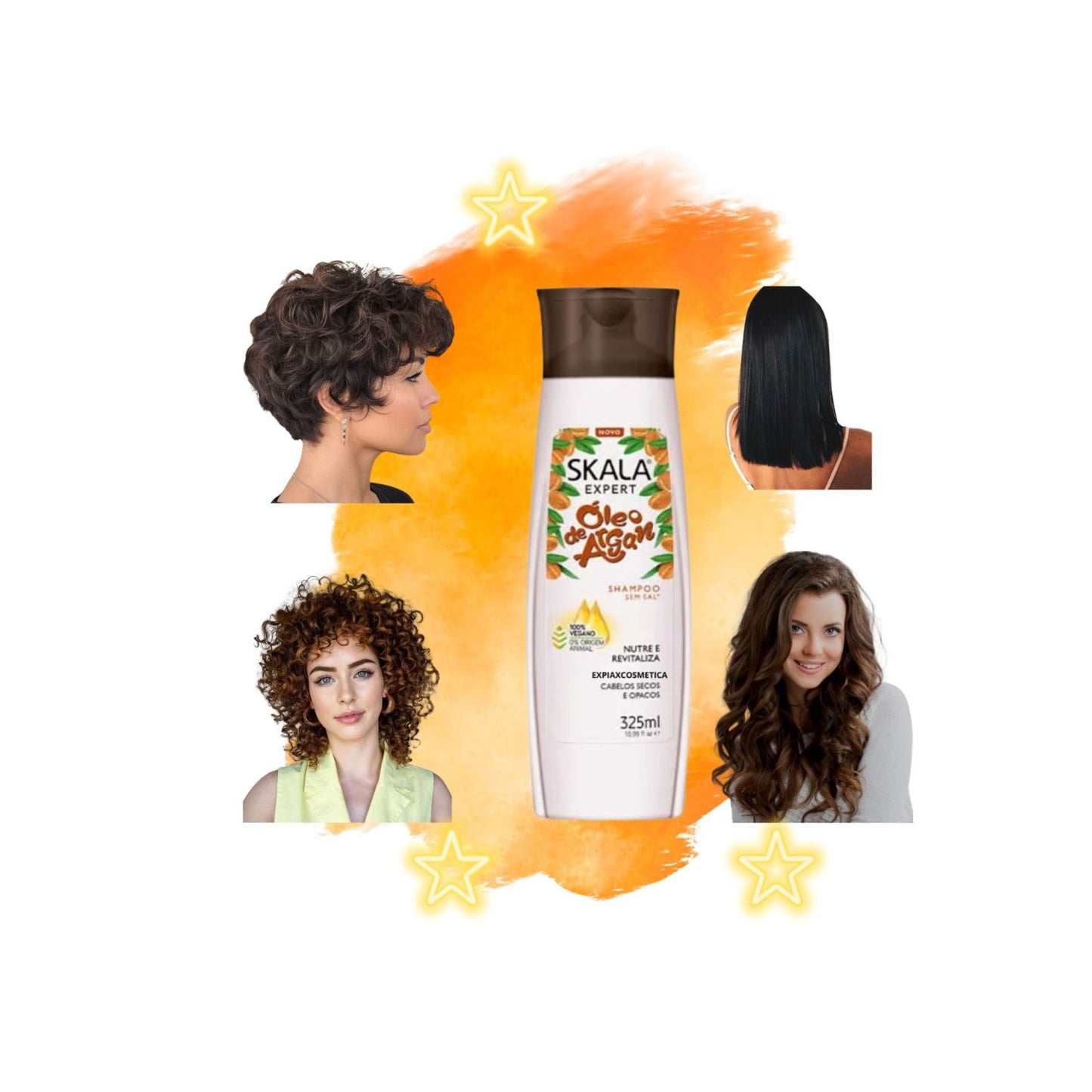 Shampoo Oleo De Argán Skala 325ml Repara Nutre Brillo