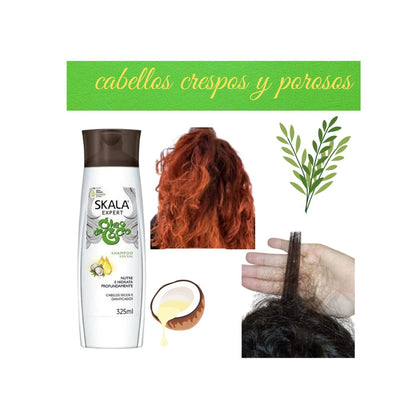 Shampoo Oleo de Coco 325ml Skala Suaviza Brillo Hidrata