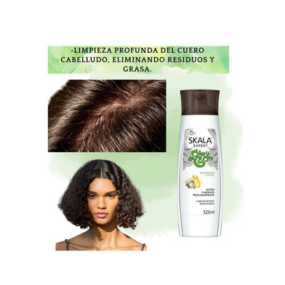 Shampoo Oleo de Coco 325ml Skala Suaviza Brillo Hidrata