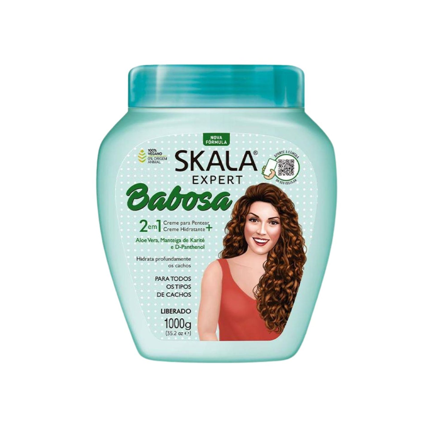 Mascara de Tratamiento Babosa Aloe Vera Skala 1kg Hidrata