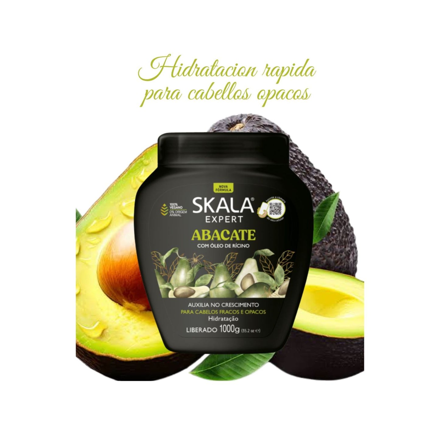 Mascara Skala Tratamiento Abacate 2 en 1 1000ml Fuerza