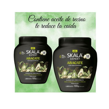 Mascara Skala Tratamiento Abacate 2 en 1 1000ml Fuerza