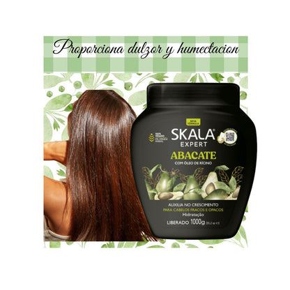 Mascara Skala Tratamiento Abacate 2 en 1 1000ml Fuerza