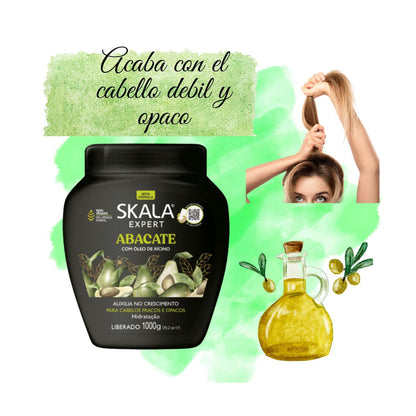 Mascara Skala Tratamiento Abacate 2 en 1 1000ml Fuerza