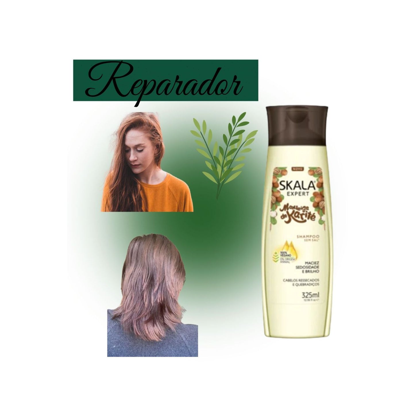 Shampoo Manteca de Karite Skala 325ml Hidrata Nutre Brillo