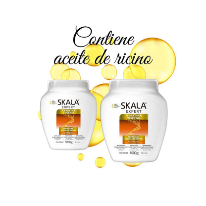 Mascara Skala Keratina Vegetal 1kg Crema de Tratamiento Fortalece