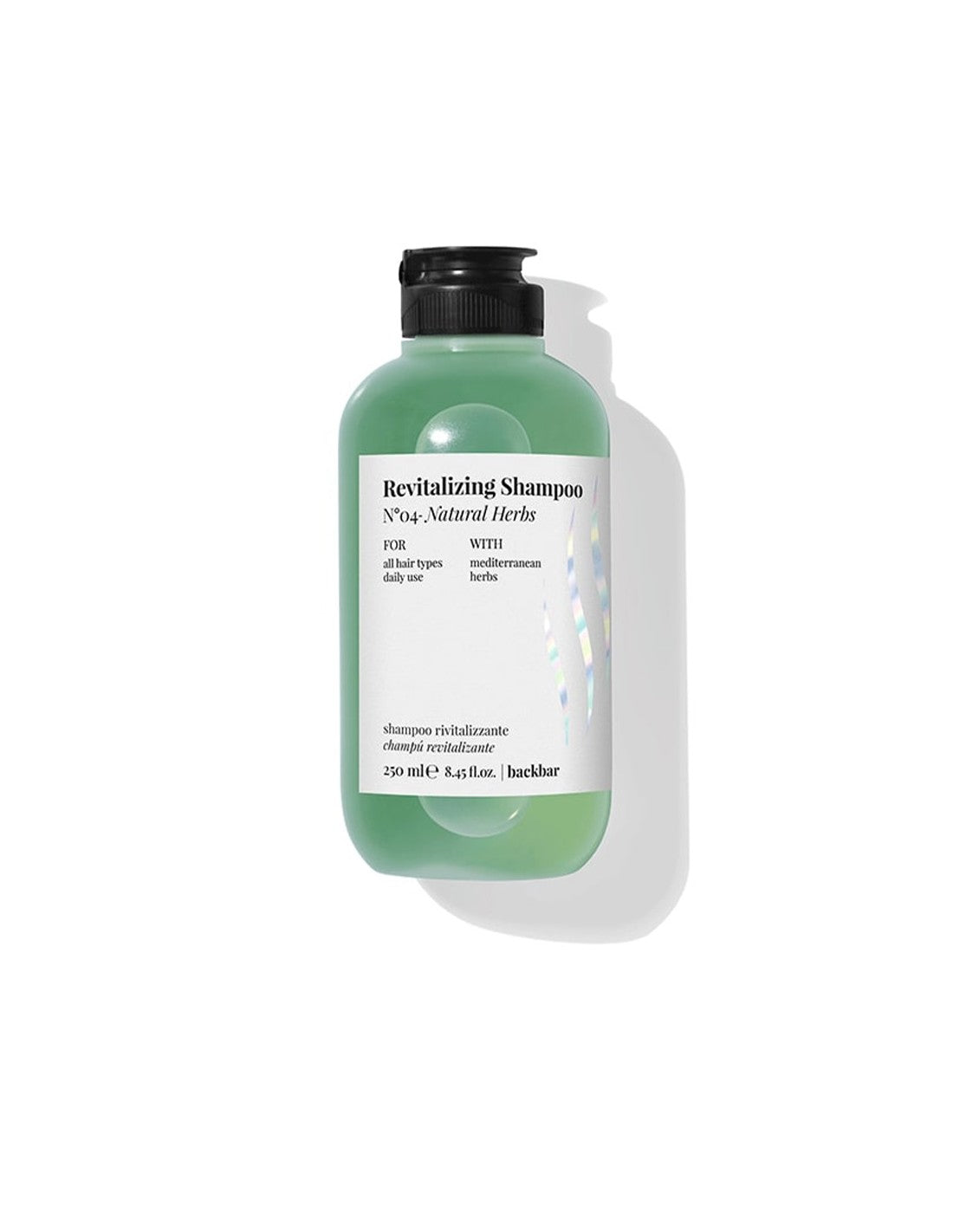 SHAMPOO REVITALIZANTE DE HIERBAS BACK BAR 250ML