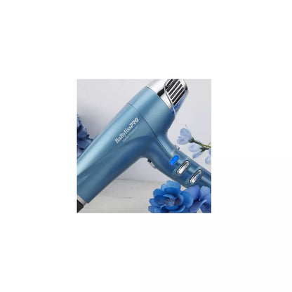 Secador Babyliss Pro Dual Ionic 1700W Celeste Suaviza Da Volumen