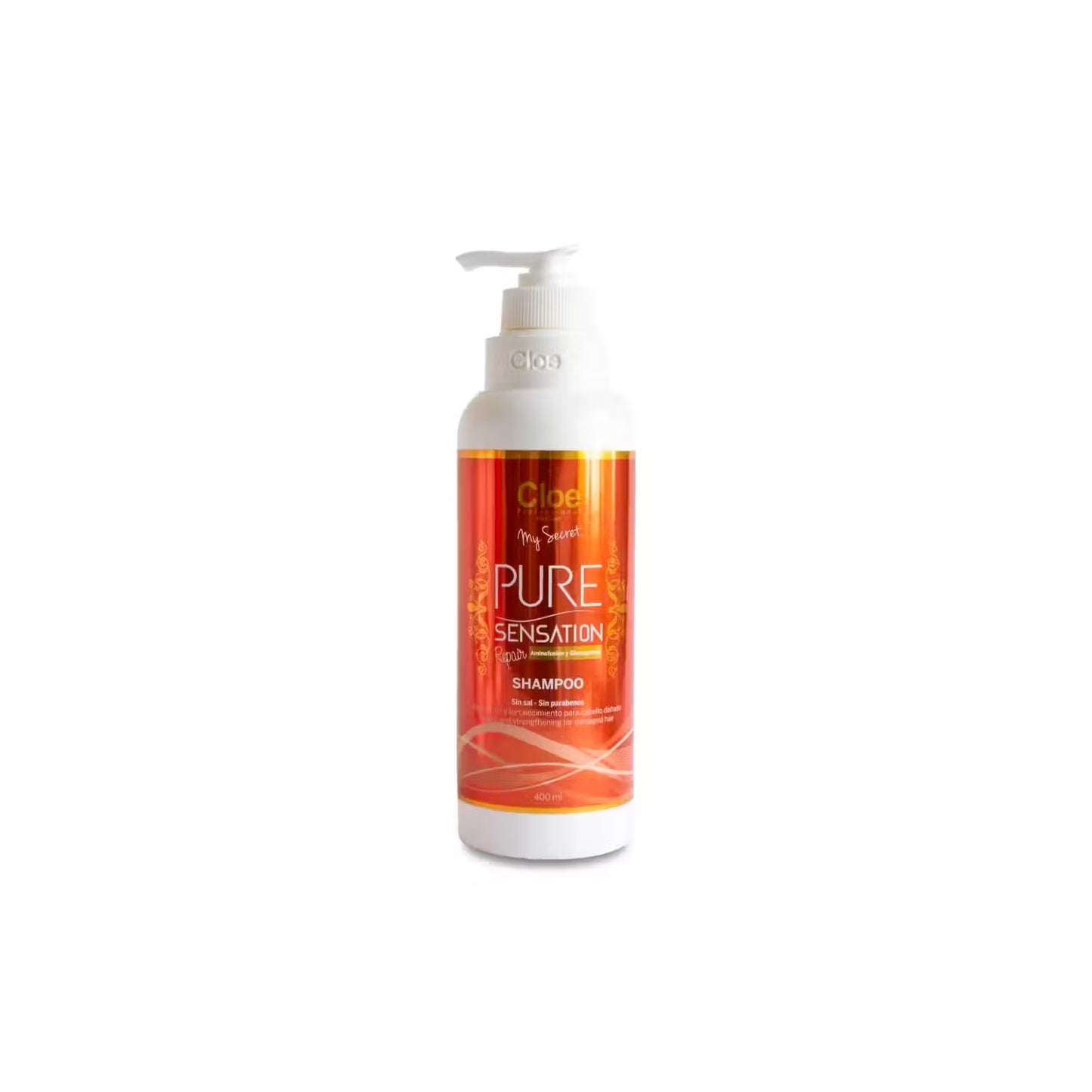 Shampoo Cloe Pure Sensation Repair 400ml Reparacion Fortalece