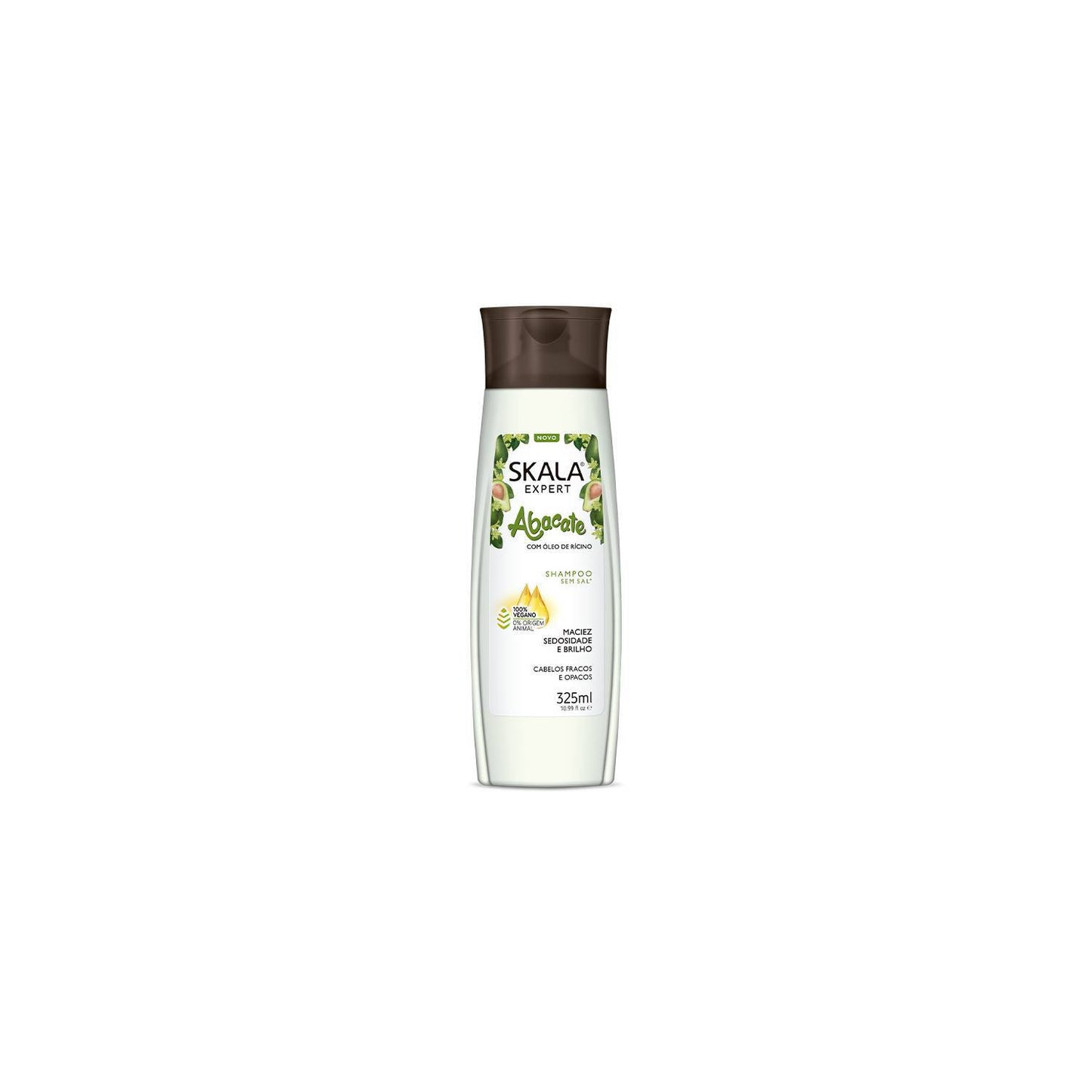 Shampoo Abacate Skala Sin Sal 325ml Cabello Débil Opaco