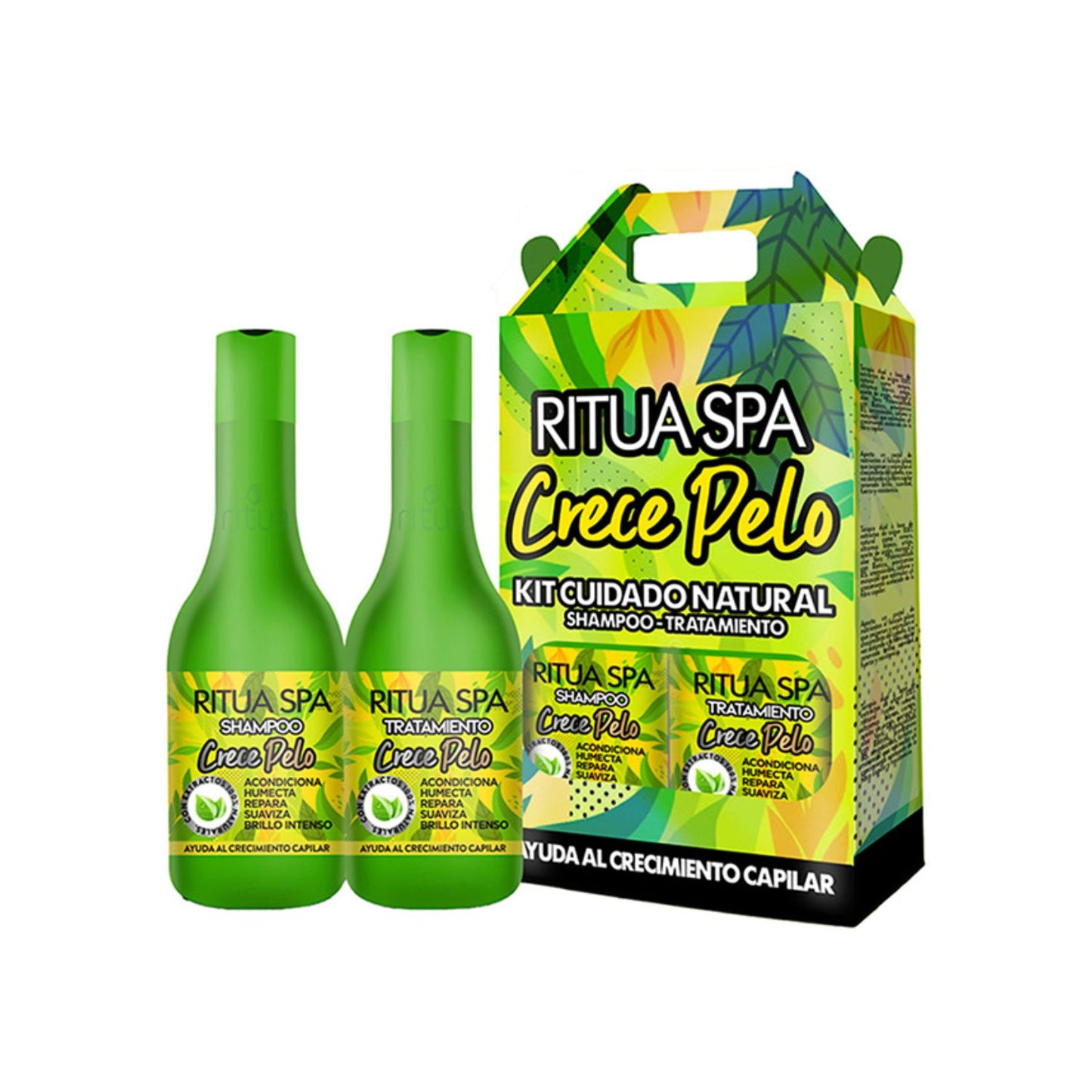 Kit Cuidado Natural Crece Pelo 250ml