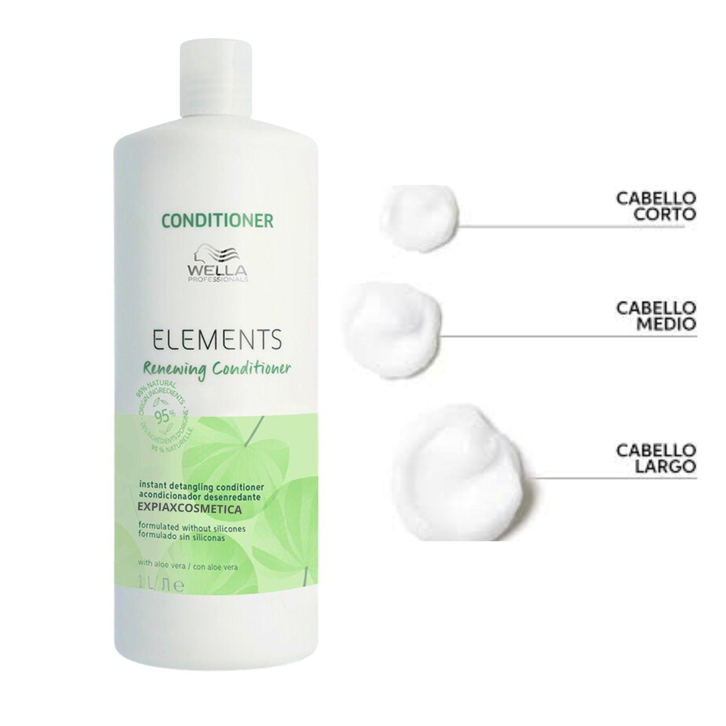 Acondicionador Wella Elements Suavidad Brillo Hidrata