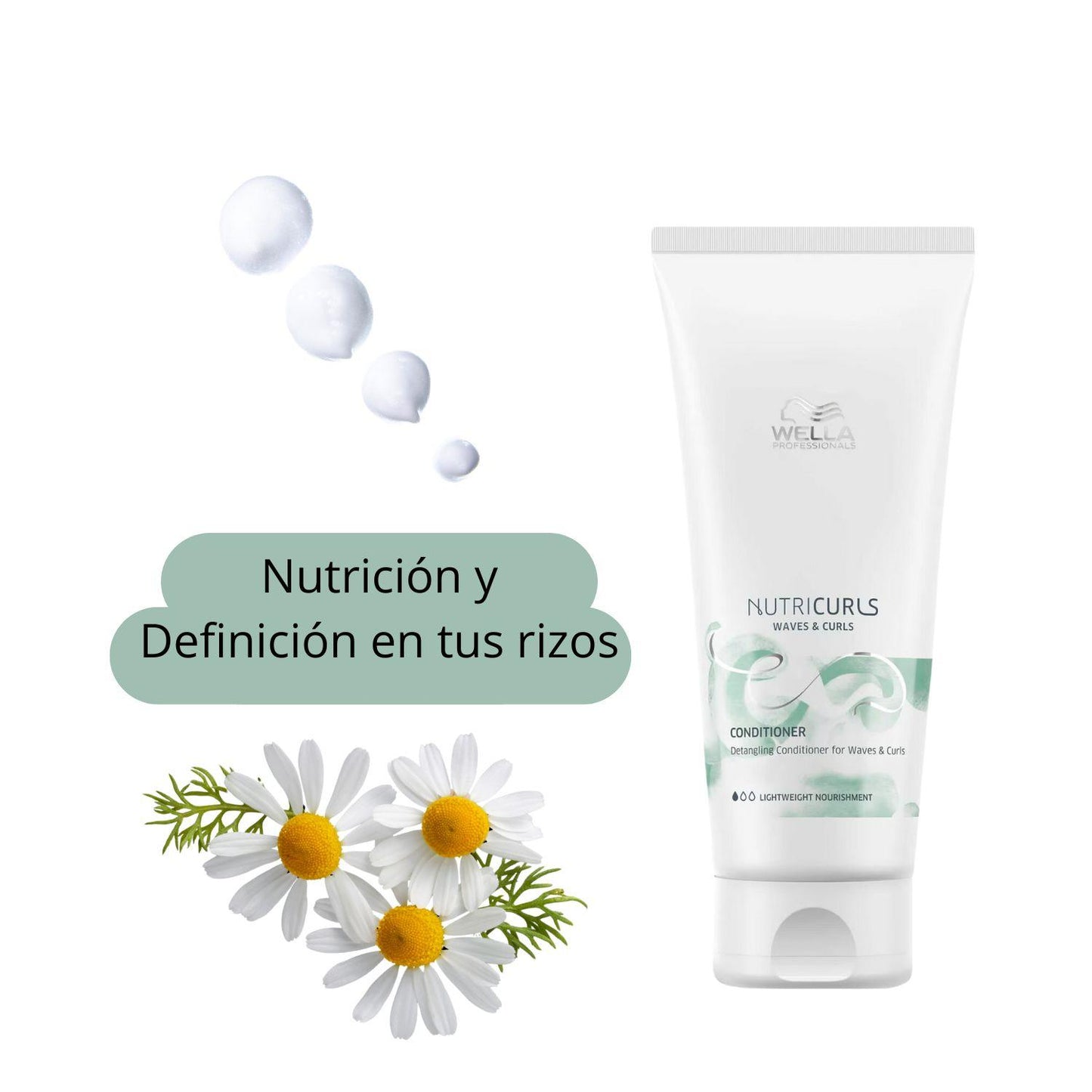 Wella Acondicionador Nutricurls Micellar Para Rizos 200ml
