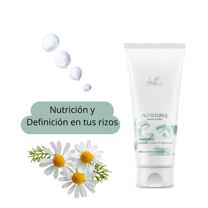 Wella Acondicionador Nutricurls Micellar Para Rizos 200ml