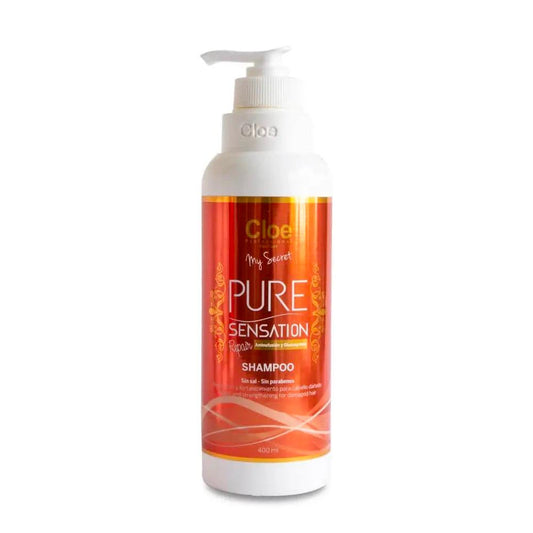 Shampoo Cloe Pure Sensation Repair 400ml Reparacion Fortalec