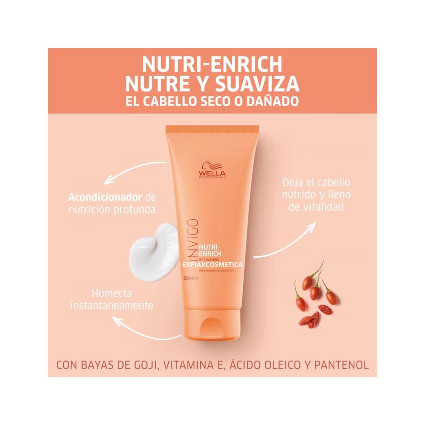 Acondicionador Wella Nutri Enrrich 200ml Nutrición Profunda Hidratante
