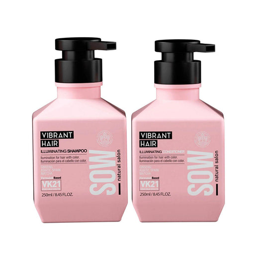 Pack Sow Shampo y Acondicionador Vibrant Hair 500ml Protección Color