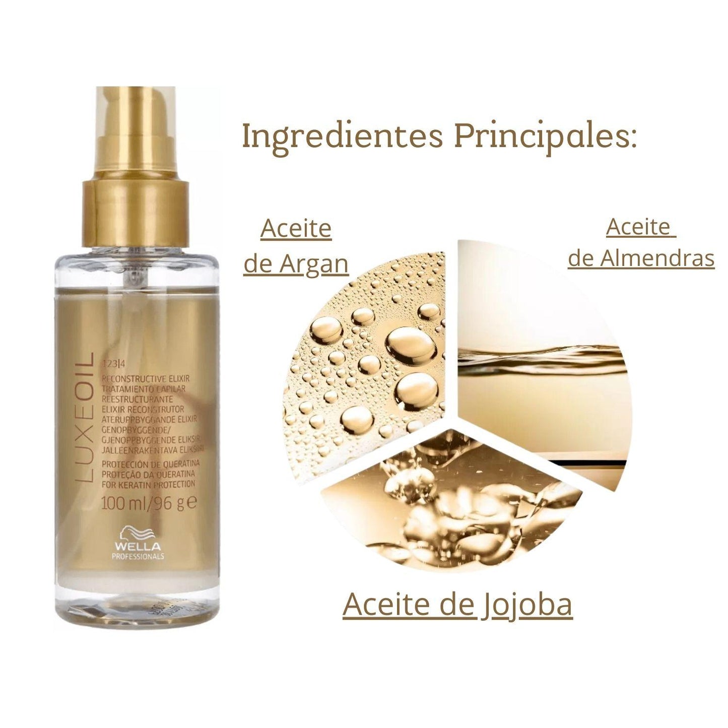 Aceite Wella SP Luxe Oil Keratin Protect 100ml Aceite de Cabello Regenerador