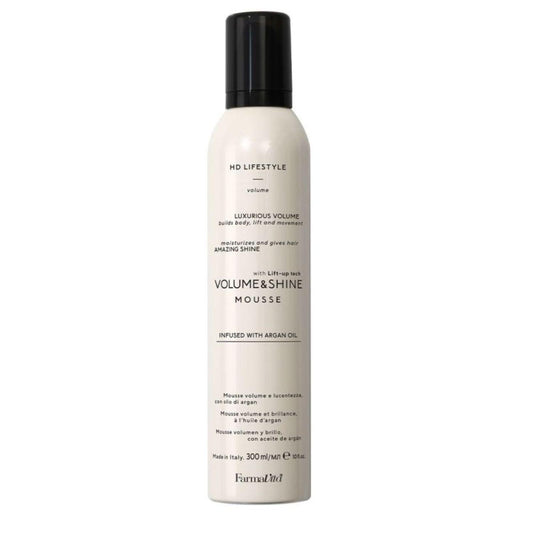 Mousse Volumen & Shine Farmavita 300ml Volumen Extra Brillo Ligero
