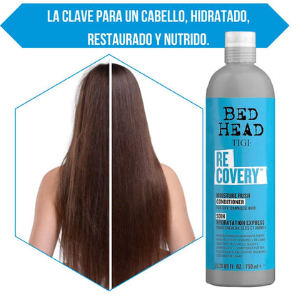 Tigi Bed Head Acondicionador Recovery Hidratante 750ml Pelo Dañado