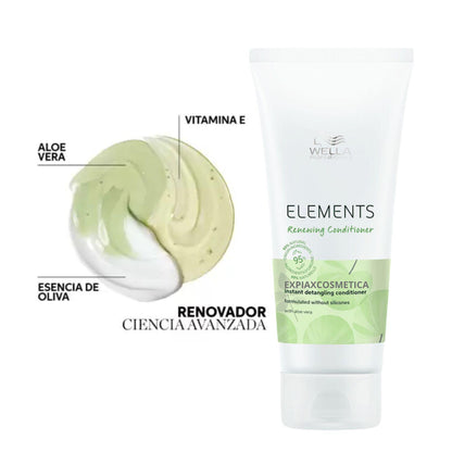 Acondicionador Wella Elements Suavidad Brillo Hidrata