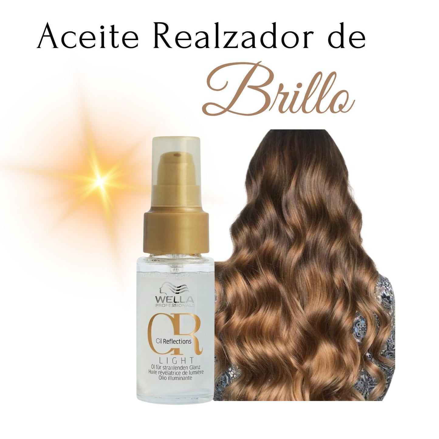 Wella Aceite Oil Reflections Light 30ml Brillo y Suavidad