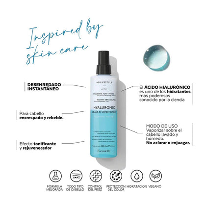 HD Life Style Hialuronico Leave In Conditioner 240ml Suaviza Nutritivo