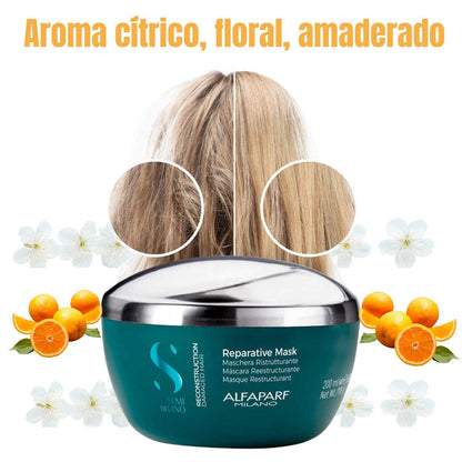 Alfaparf Semi Di lino Mascarilla Reconstruction 200ml Reestructurante