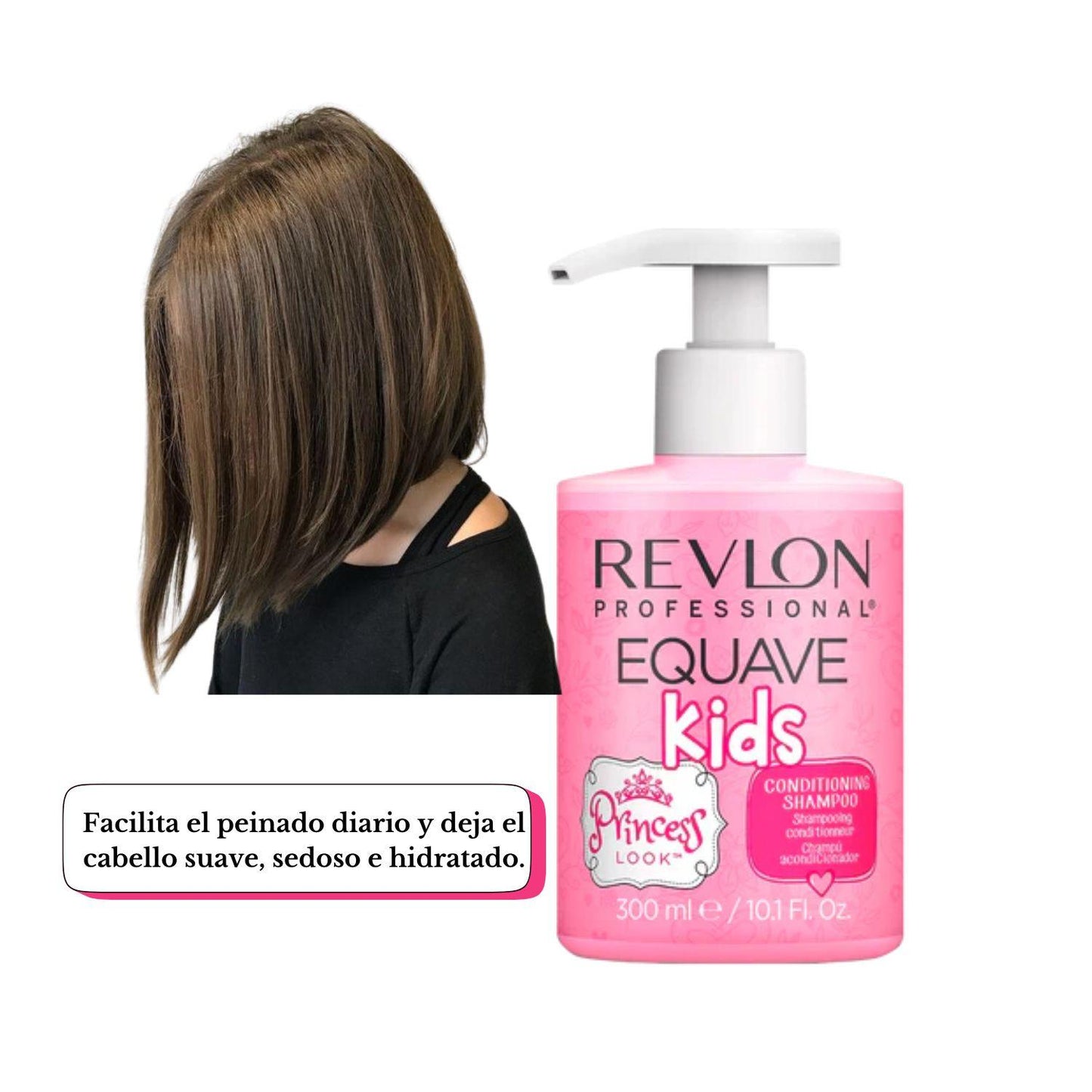 Shampoo+Acondicionador Revlon Equave Kids Princess Look 300 ml