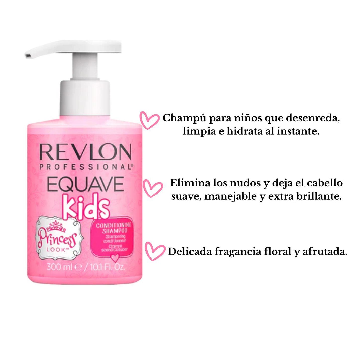 Shampoo+Acondicionador Revlon Equave Kids Princess Look 300 ml
