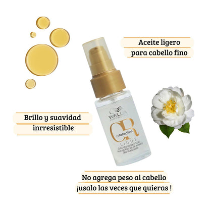 Wella Aceite Oil Reflections Light 30ml Brillo y Suavidad
