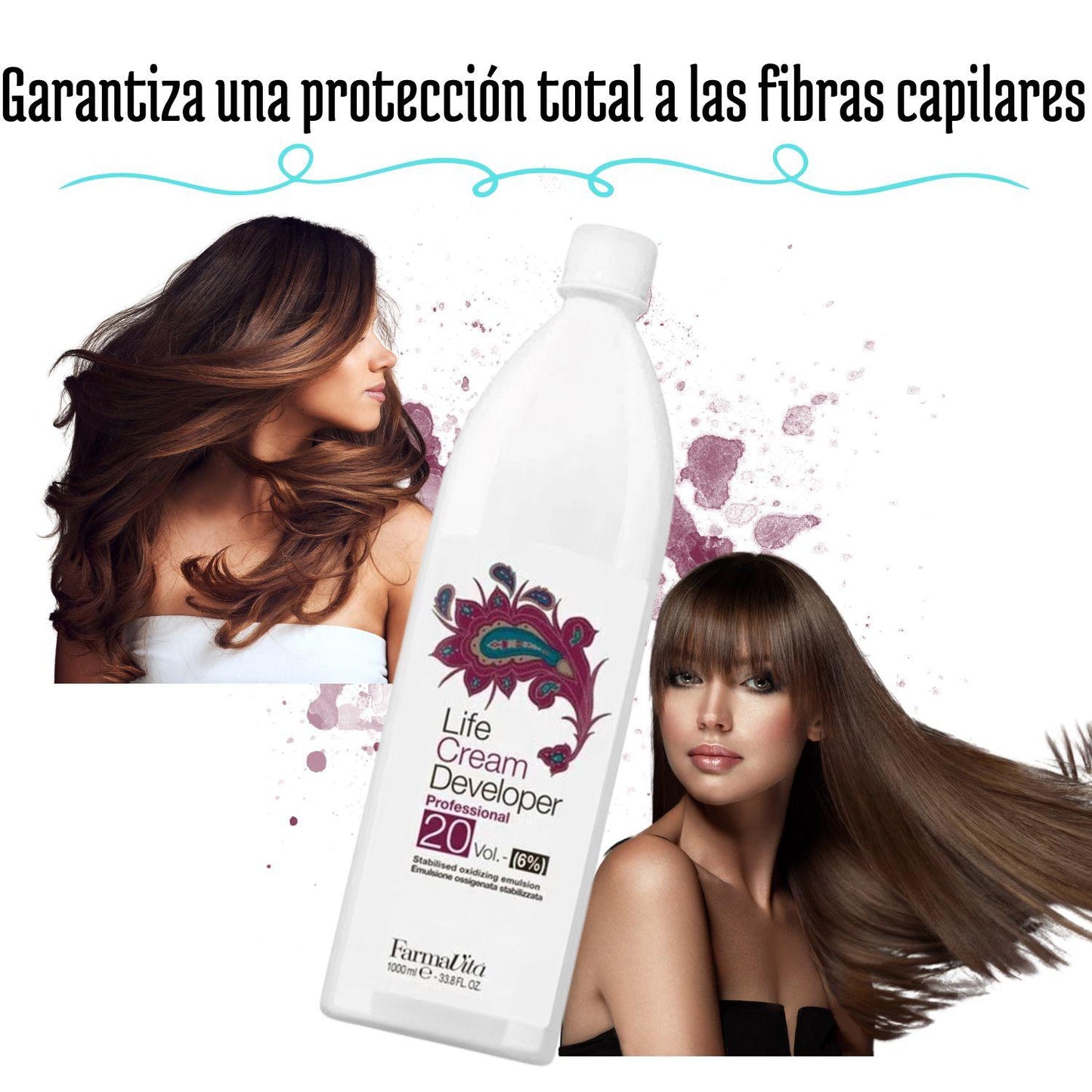 Oxidante Life Cream Developer Farmavita 20vol Agua Oxigenada