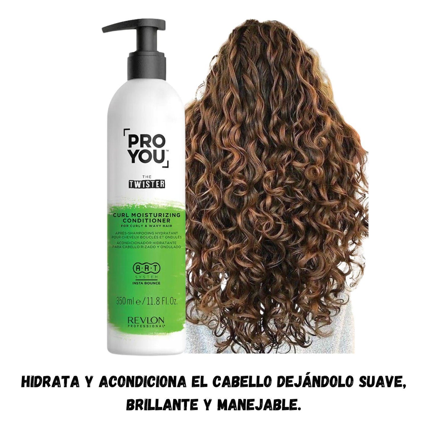 Acondicionador Revlon Pro You The Twister Hidratante Para Rizos 350 ml