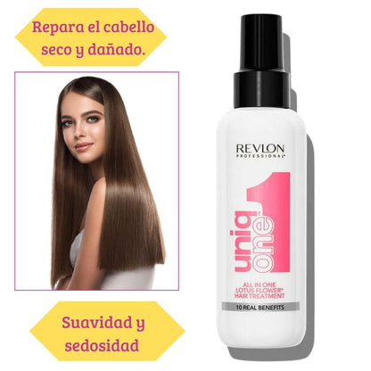 Revlon Tratamiento Capilar Uniq One Flor De Loto 150ml Multibeneficios