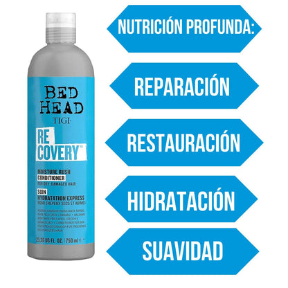 Tigi Bed Head Acondicionador Recovery Hidratante 750ml Pelo Dañado