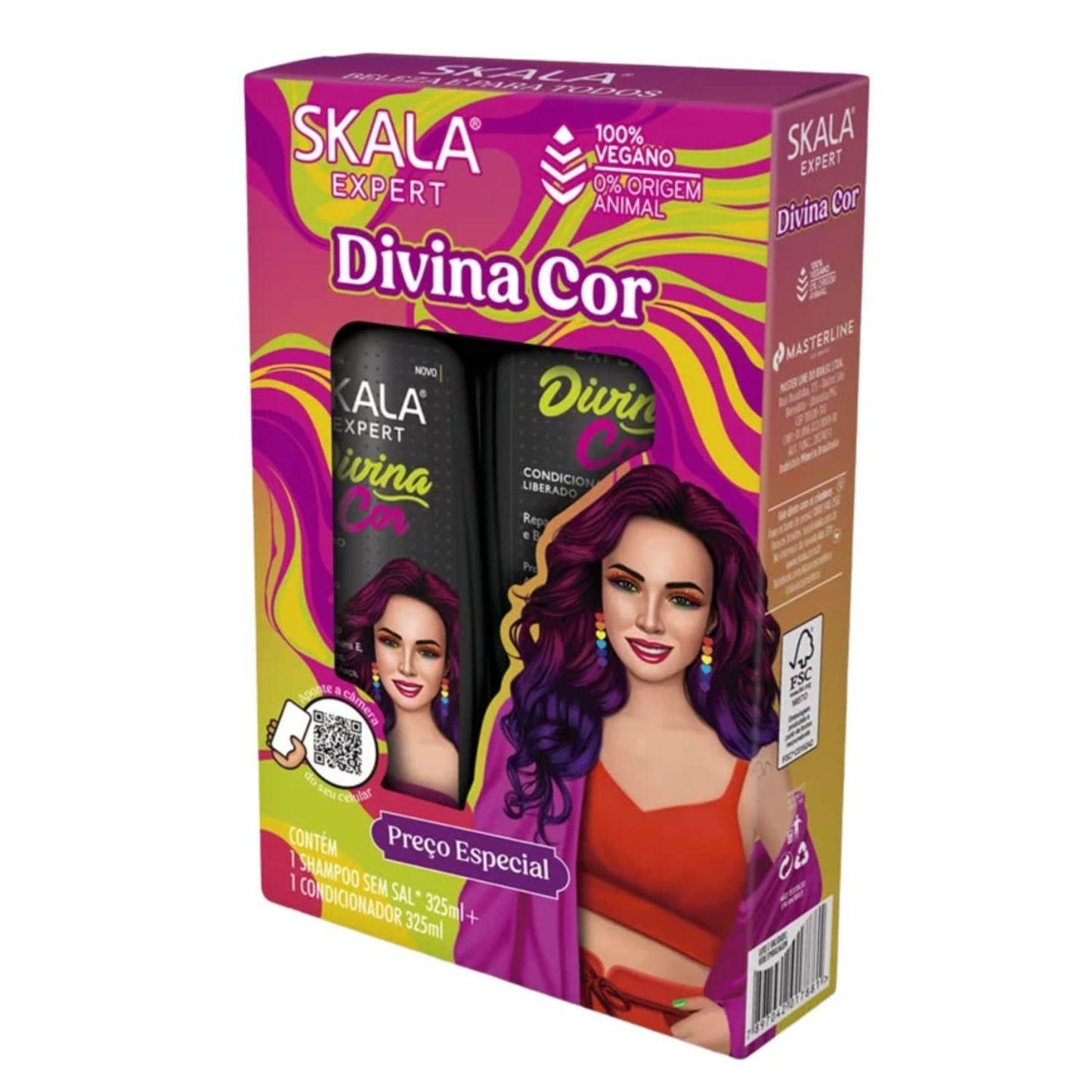 Kit Skala Divina Shampoo  y Acondicionador Cabello Teñido.