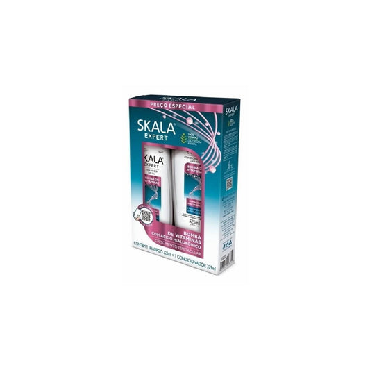 Kit SKALA Bomba De Vitaminas Shampoo Acondicionador Crecimiento Nutre.
