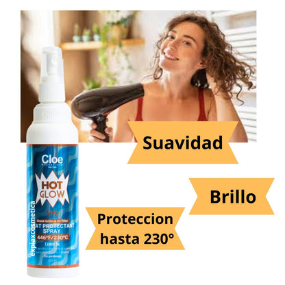 Protector Térmico Cloe Hot Glow Kiss Aroma Piña Suavidad