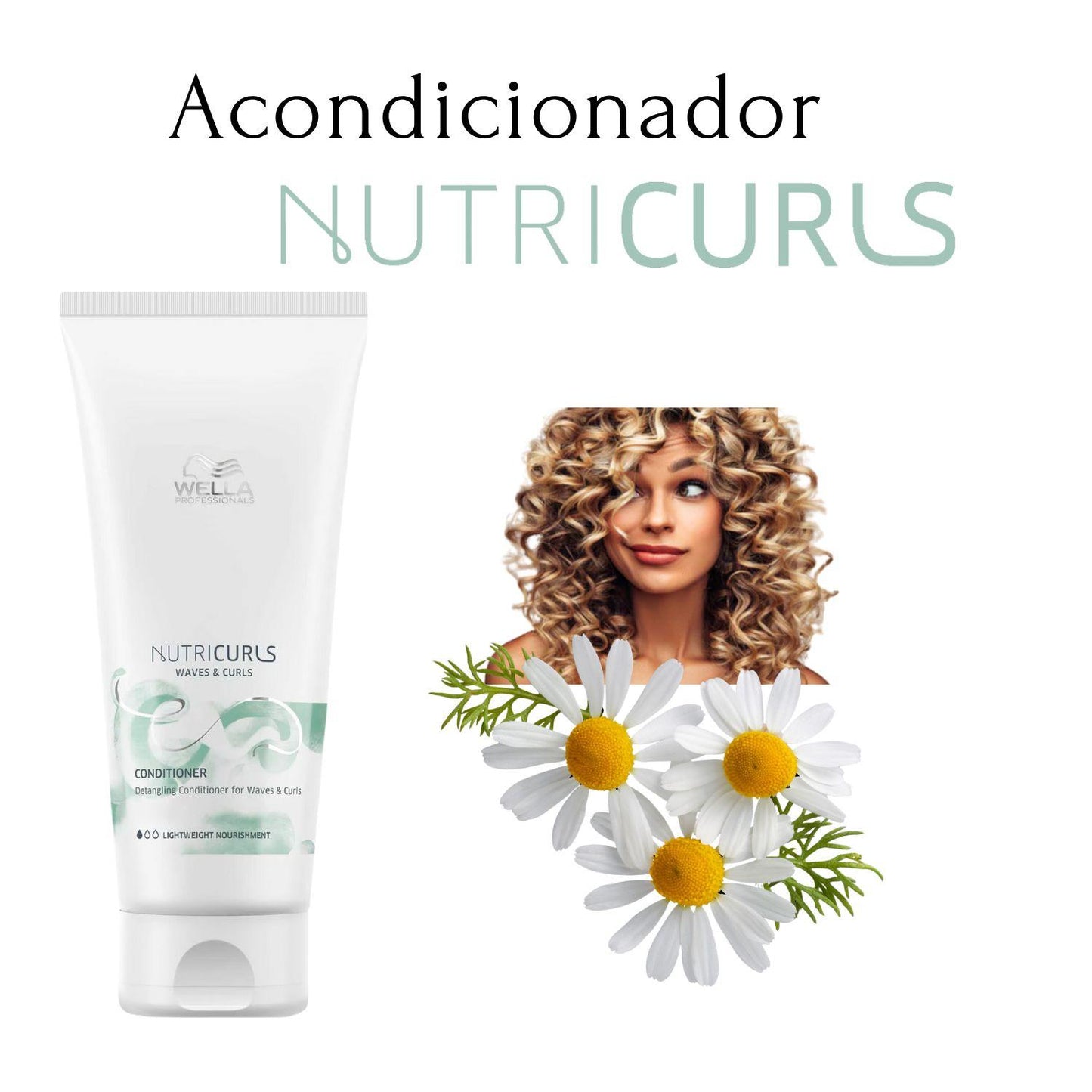 Wella Acondicionador Nutricurls Micellar Para Rizos 200ml
