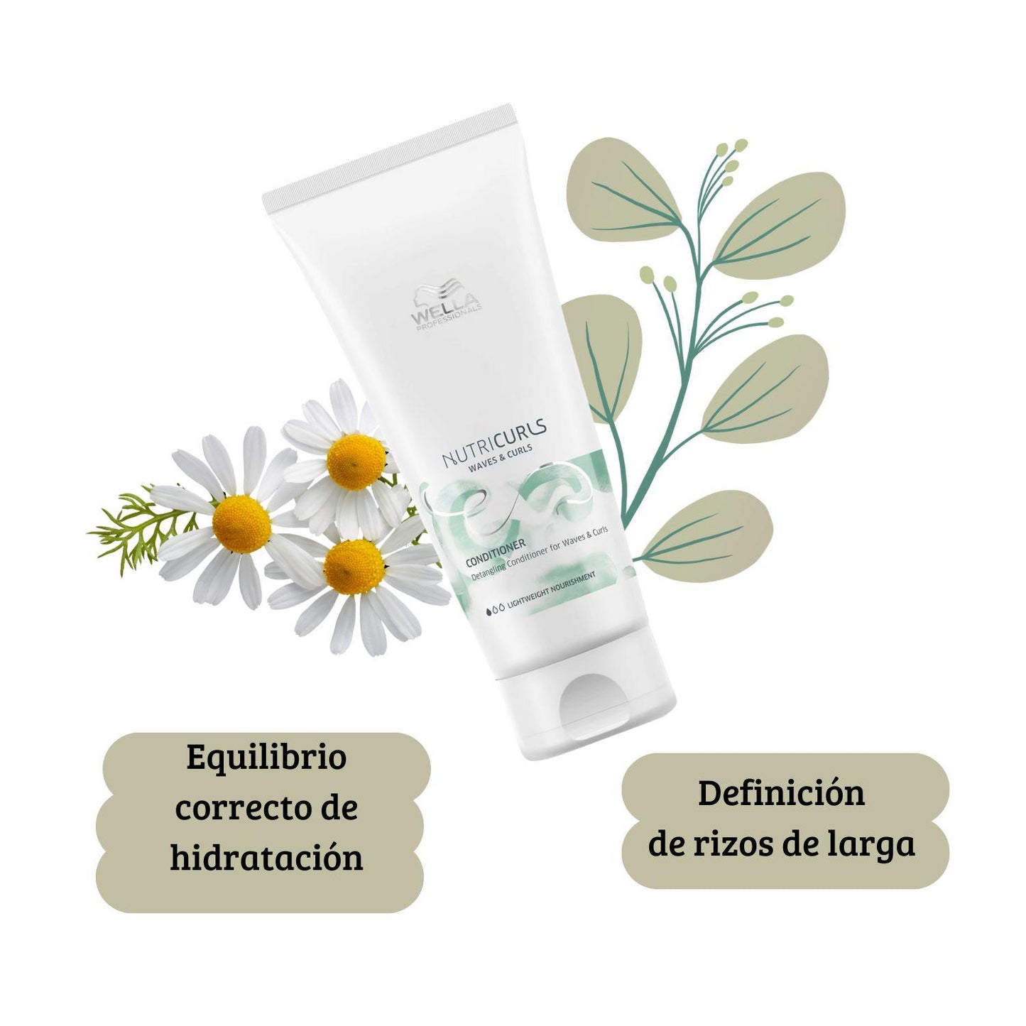Wella Acondicionador Nutricurls Micellar Para Rizos 200ml