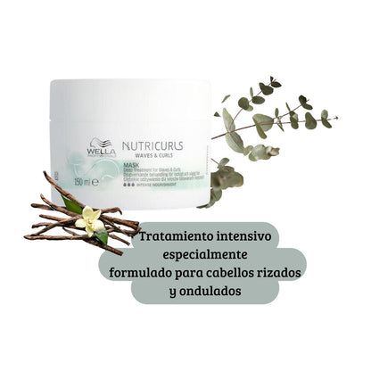 Mascarilla Wella Nutricurls Tratamiento Profundo Para Rizos 150ml