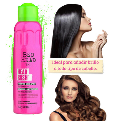 Tigi Bed Head Headrush Spray de Brillo 200ml