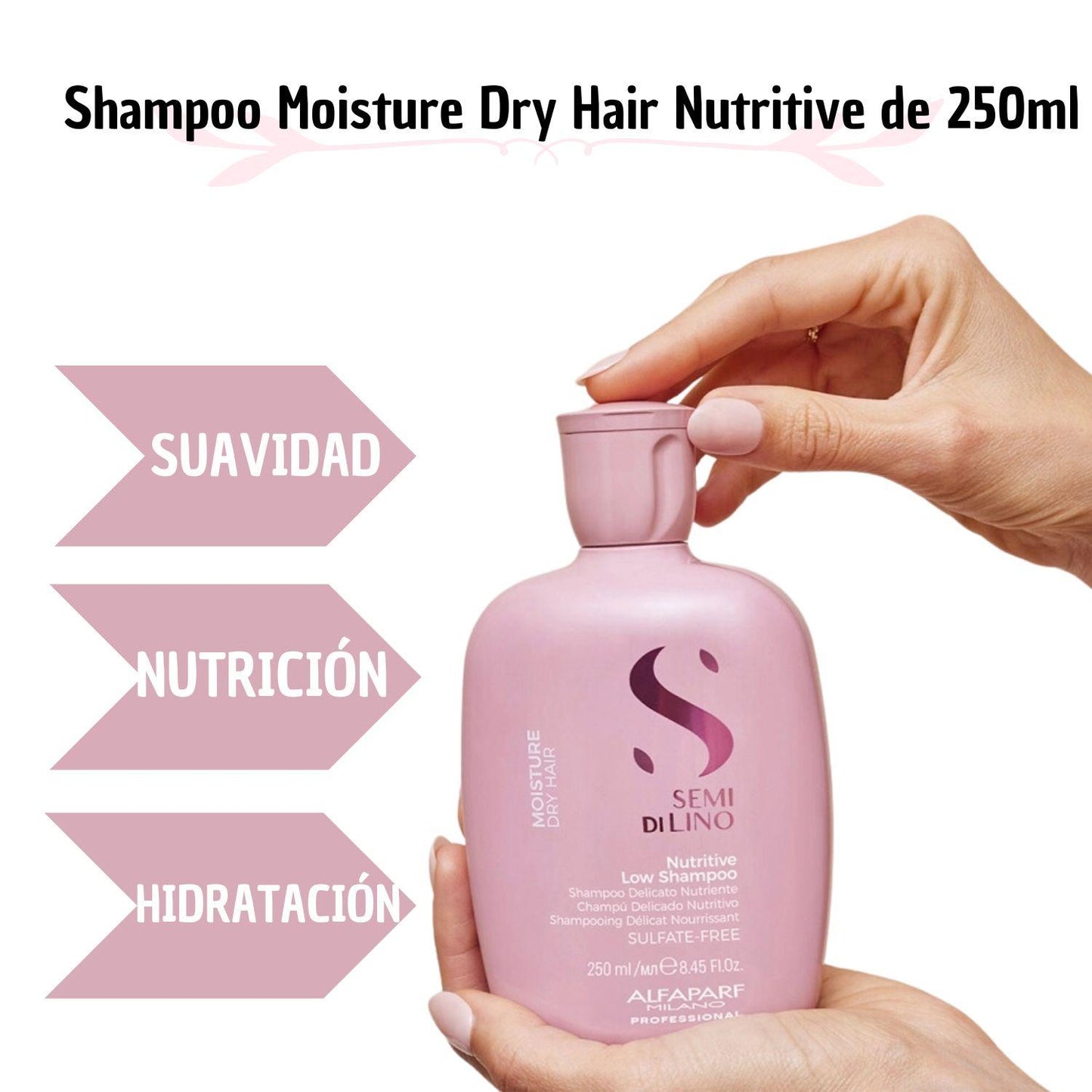 Alfaparf Semi Di lino Shampoo Moisture Nutritive 250ml Nutrición