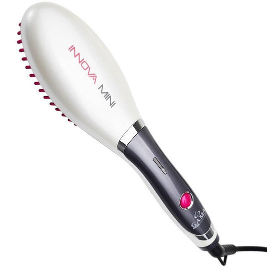 Cepillo Alisador Caliente Innova Mini Gama Nano Silver Cerámica Modela