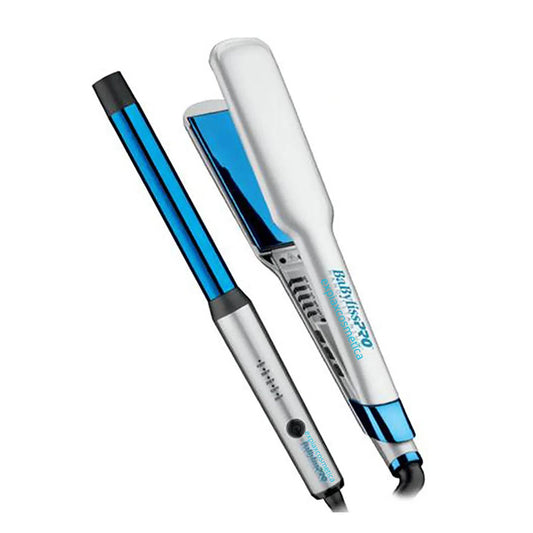 Plancha Babyliss Pro Alisadora Titanio 1 1/2 Y Rizador 25mm