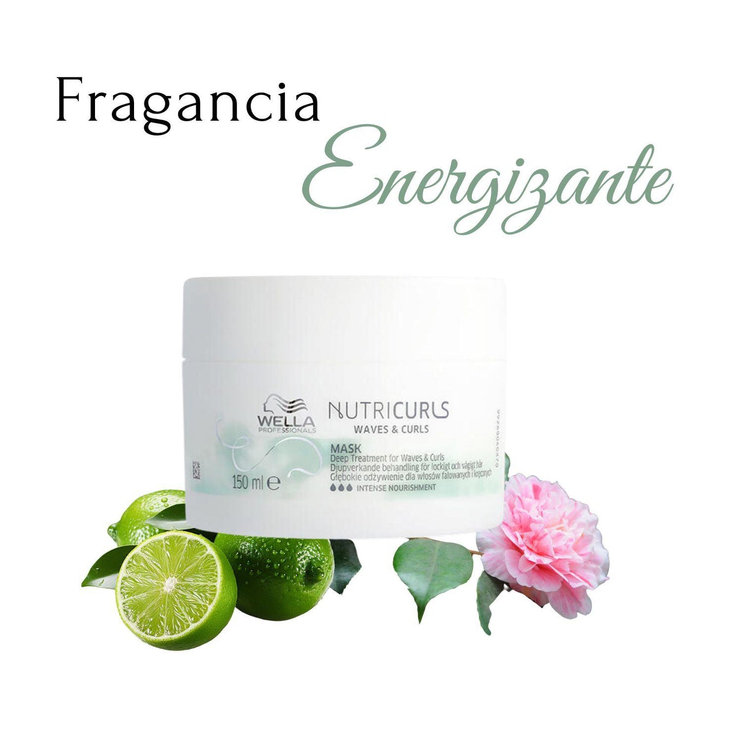 Mascarilla Wella Nutricurls Tratamiento Profundo Para Rizos 150ml