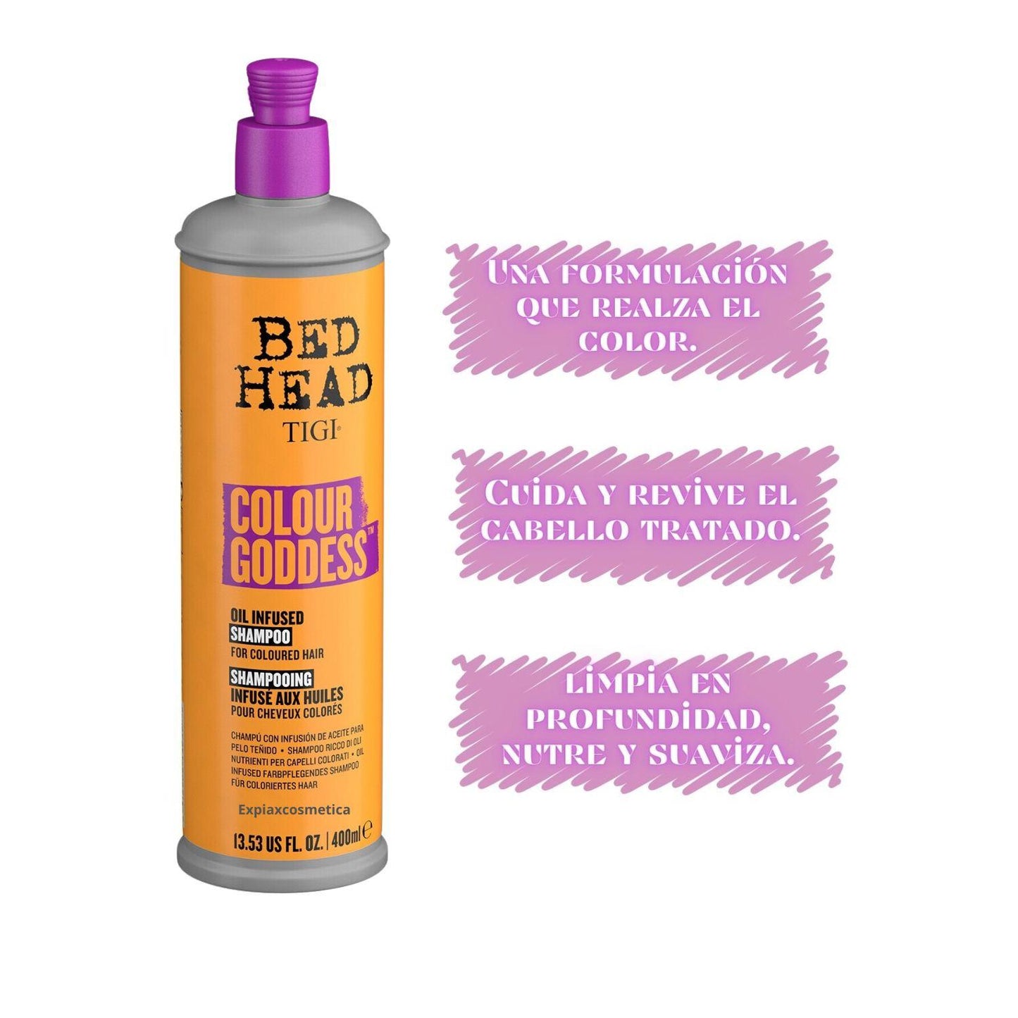 Beb Head Shampo Colour Goddess Tigi Proteccion Color 400 ml
