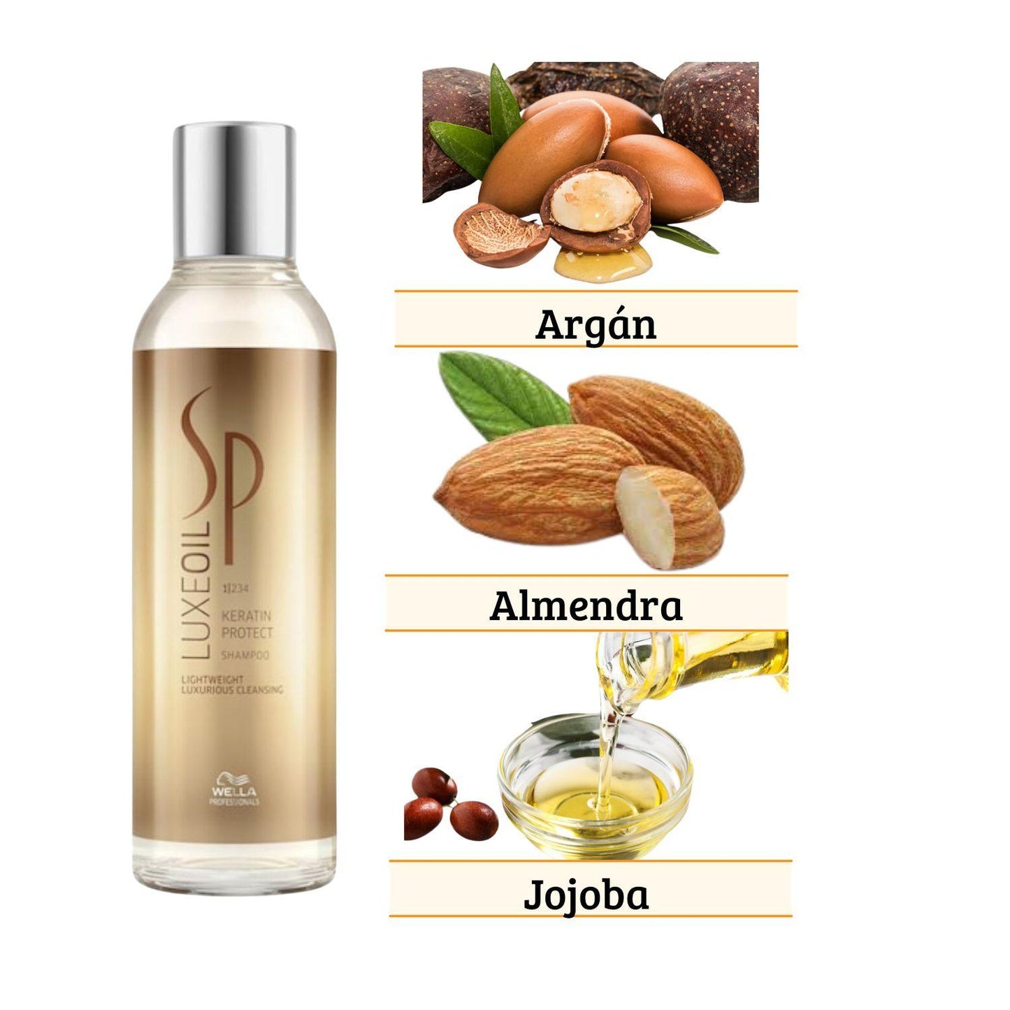 Shampo Wella  Luxe Oil Keratin Protect 200ml Protección de Queratina