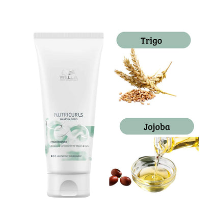 Wella Acondicionador Nutricurls Micellar Para Rizos 200ml